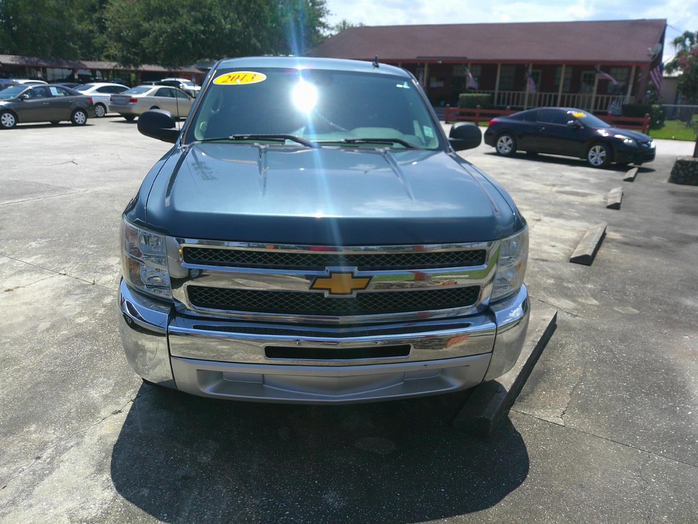 2013 GREEN CHEVROLET SILVERADO LS (1GCRCREA8DZ) , located at 390 Hansen Avenue, Orange Park, FL, 32065, (904) 276-7933, 30.130497, -81.787529 - Photo#0